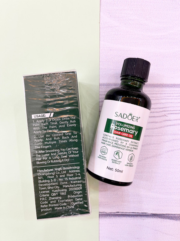 روغن مو رزماری سادور ( ضد ریزش مو و تقویت کننده مو )